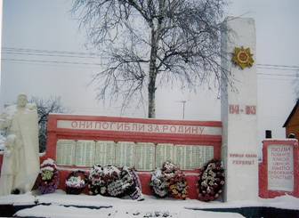 Памятник «Они погибли за Родину» в Большом Бунькове 