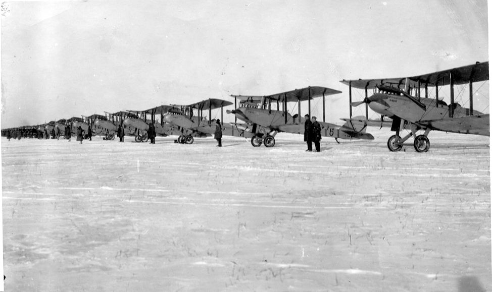 Парад самолетов на Полигоне. 1939 год. 